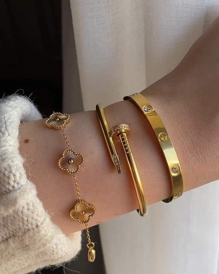Golden Clover Bracelet
