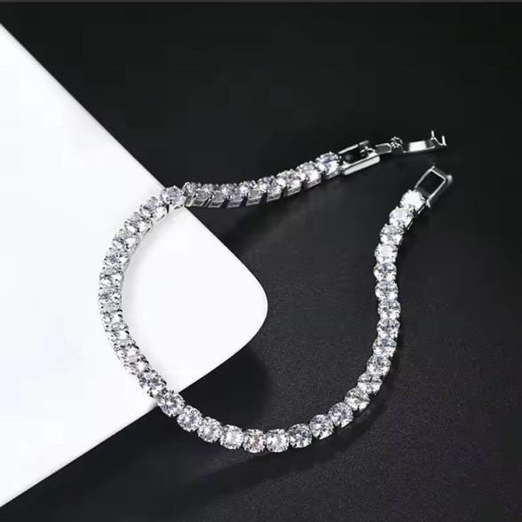 Silver Tennis Bracelet