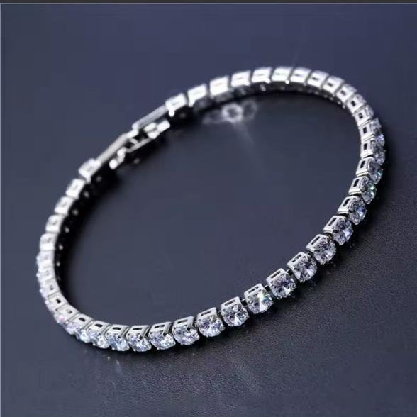 Silver Tennis Bracelet
